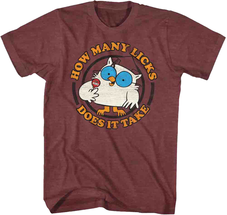 How Many Licks Tootsie Pop T-Shirt