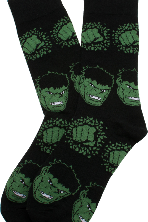 Hulk Punch Marvel Comics Socks