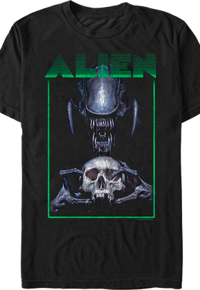 Human Skull Alien T-Shirt