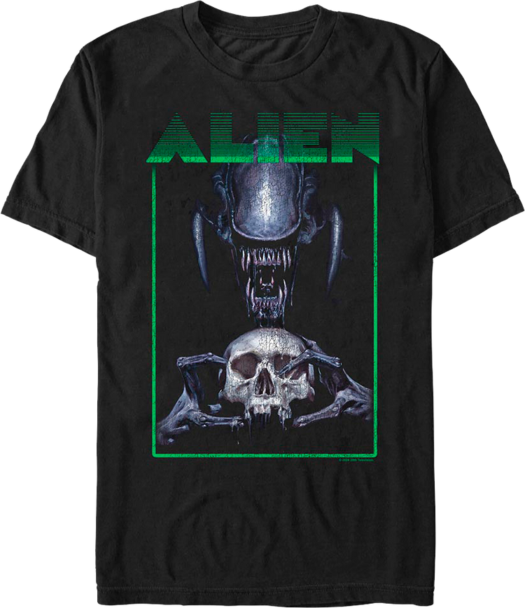 Human Skull Alien T-Shirt