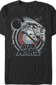 Hyperspace Millennium Falcon Star Wars T-Shirt
