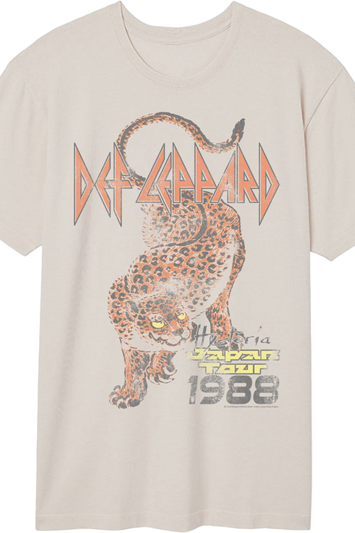 Hysteria Japan Tour Def Leppard Vintage Wash T-Shirt