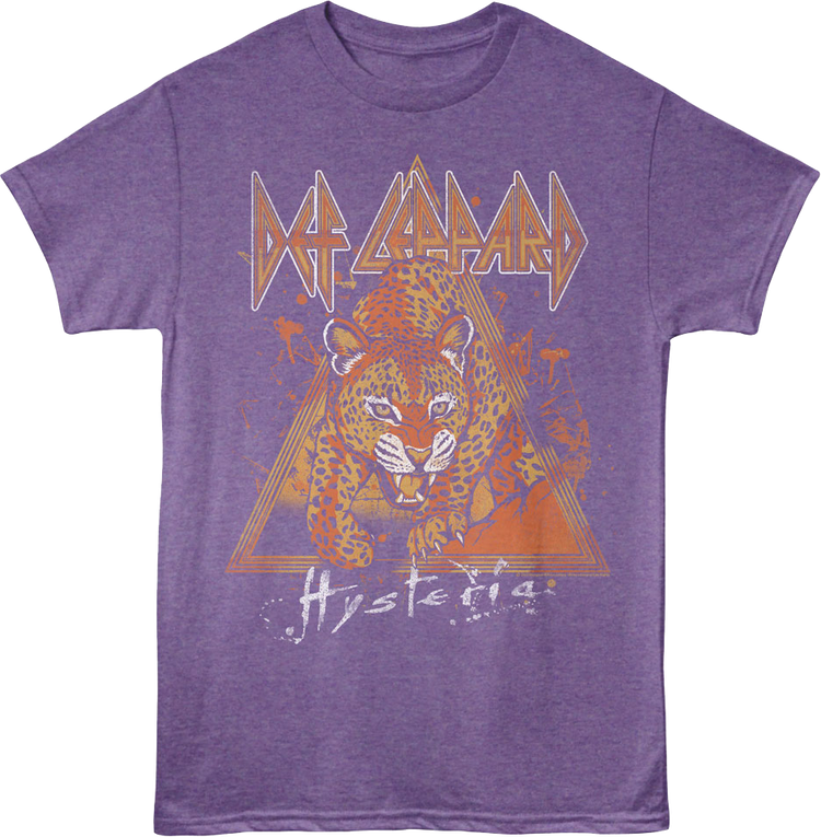 Hysteria Leopard Def Leppard T-Shirt