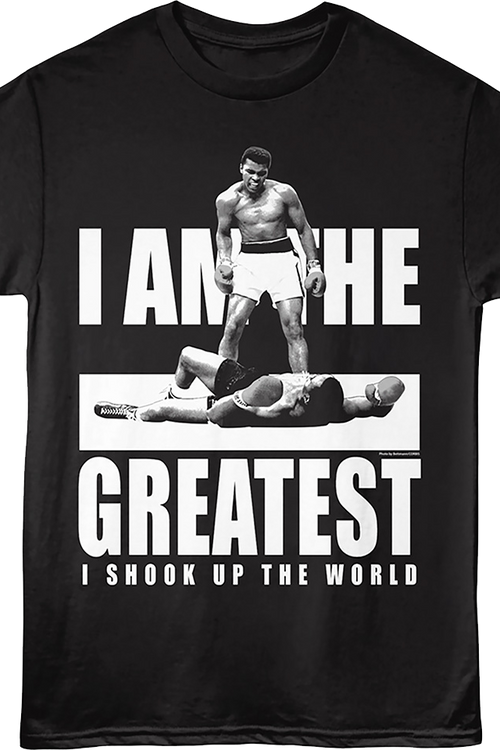 I Am The Greatest I Shook Up The World Muhammad Ali T-Shirt