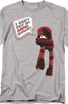 I Can't Put My Arms Down Christmas Story T-Shirt