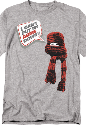 I Can't Put My Arms Down Christmas Story T-Shirt