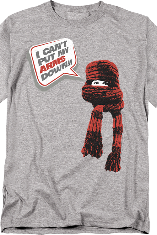 I Can't Put My Arms Down Christmas Story T-Shirt