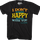 I Don't Want To Be Happy Three's Company T-Shirt
