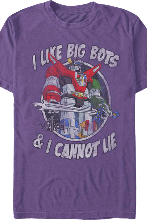I Like Big Bots & I Cannot Lie Voltron T-Shirt