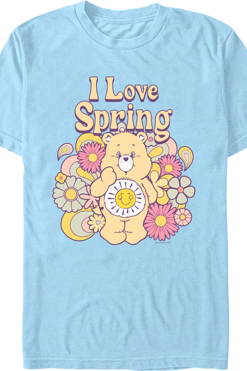 I Love Spring Care Bears T-Shirt