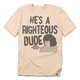 He's A Righteous Dude Sketch Ferris Bueller's Day Off T-Shirt thumbnail