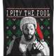 I PIty The Fool Faux Ugly Christmas Sweater Mr. T Shirt thumbnail