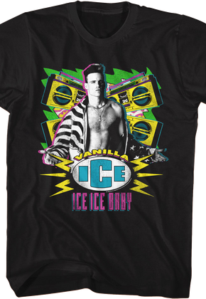 Ice Ice Baby Stereos Vanilla Ice T-Shirt