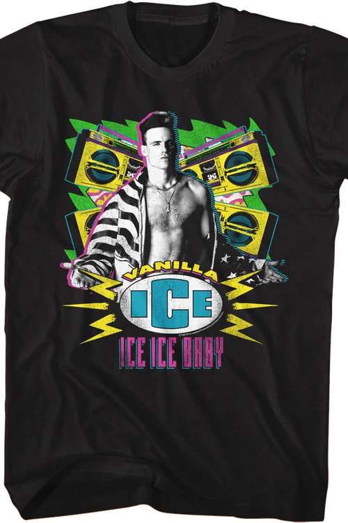 Ice Ice Baby Stereos Vanilla Ice T-Shirt