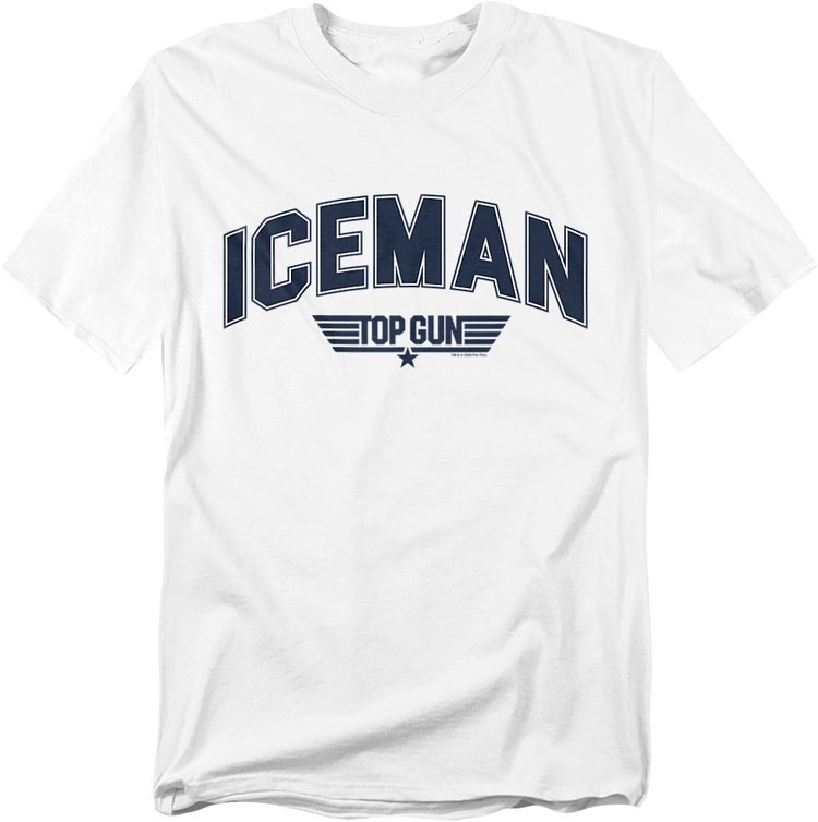 Iceman Chenille Letters Top Gun T-Shirt