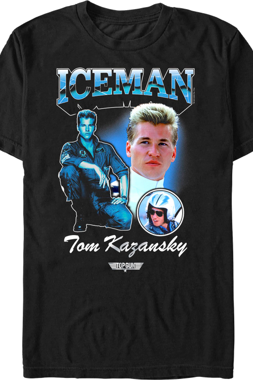 Iceman Collage Top Gun T-Shirt
