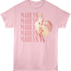 Pink Marilyn Monroe T-Shirt thumbnail