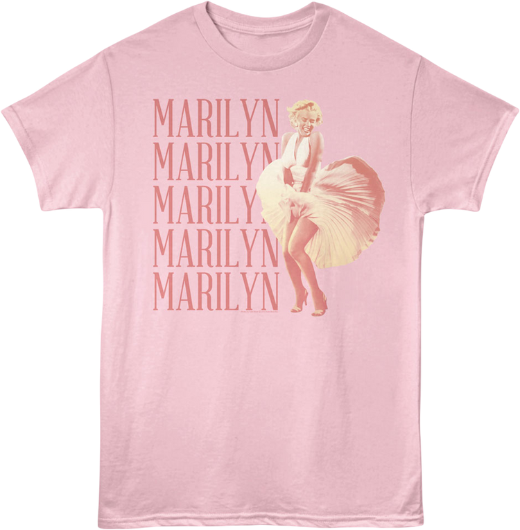 Pink Marilyn Monroe T-Shirt