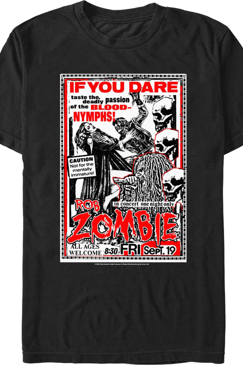 If You Dare Rob Zombie T-Shirt