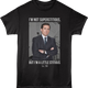 I'm Not Superstitious, But I'm A Little Stitious The Office T-Shirt thumbnail