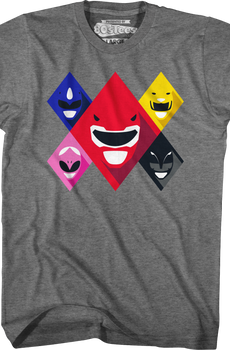 Implied Rangers Mighty Morphin Power Rangers T-Shirt