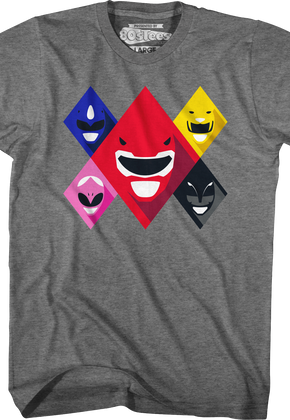 Implied Rangers Mighty Morphin Power Rangers T-Shirt