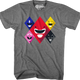 Implied Rangers Mighty Morphin Power Rangers T-Shirt thumbnail