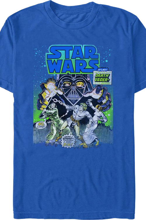 In Battle With Darth Vader Star Wars T-Shirt
