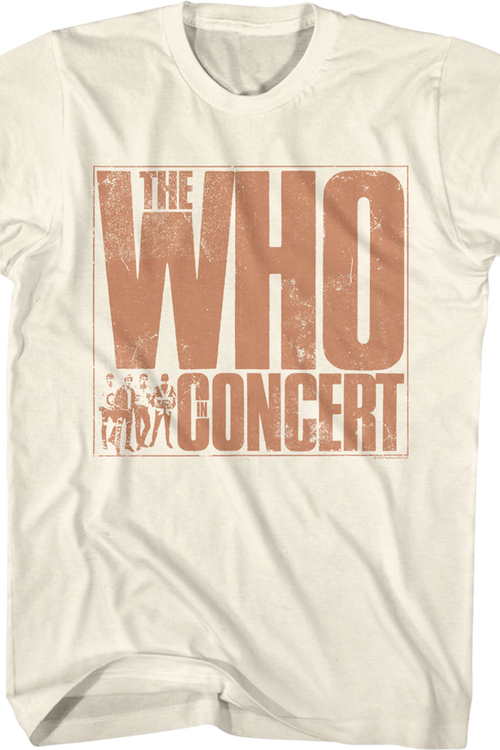 In Concert The Who T-Shirt