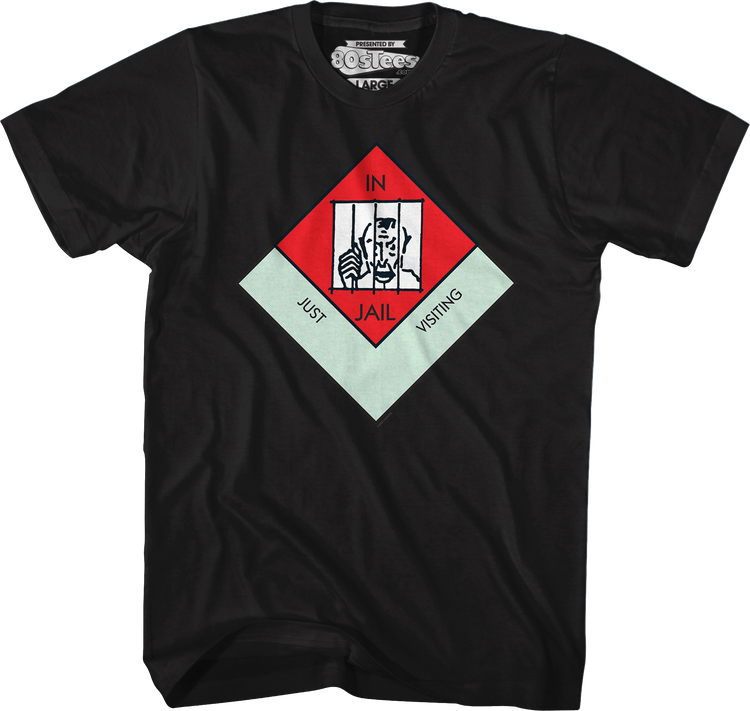 In Jail/Just Visiting Monopoly T-Shirt