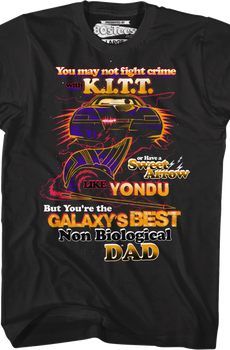 Inspired by Guardians of the Galaxy Non Biological Dad T-Shirt