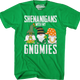 Irish Green Shenanigans With My Gnomies T-Shirt thumbnail