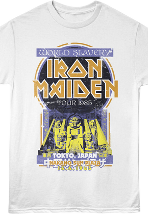 World Slavery Tour Tokyo Japan Iron Maiden T-Shirt