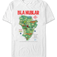 Isla Nublar Map Jurassic Park T-Shirt thumbnail