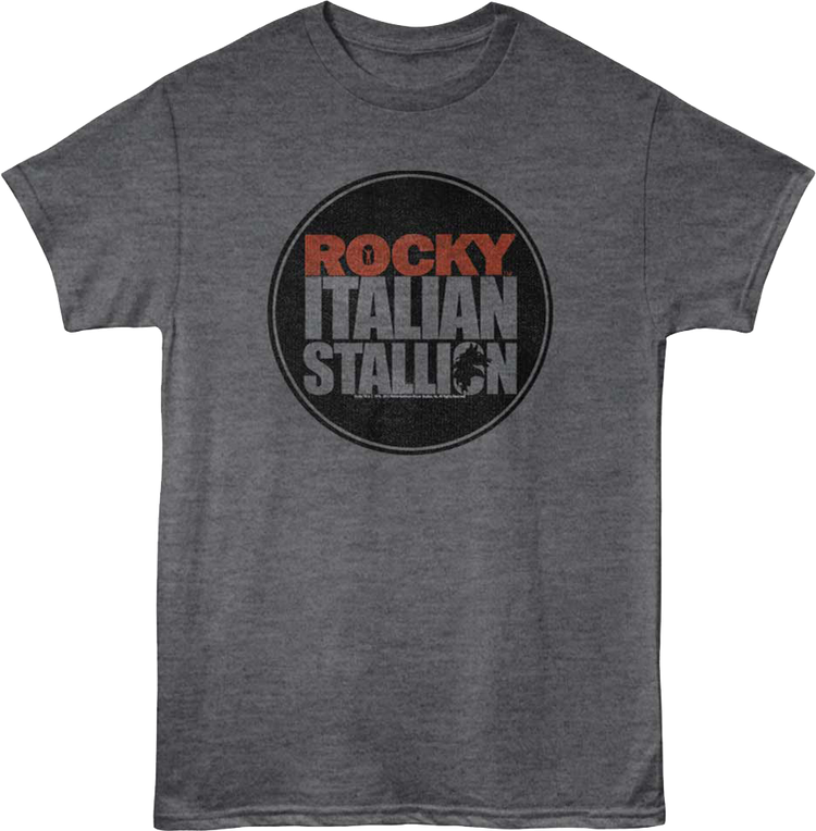 Italian Stallion Circle Rocky T-Shirt