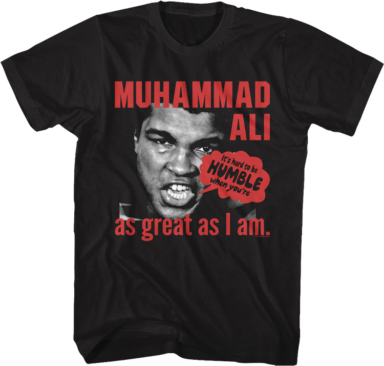 It's Hard To Be Humble Muhammad Ali T-Shirt