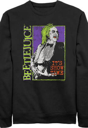 It's Show Time Beetlejuice Sweatshirt