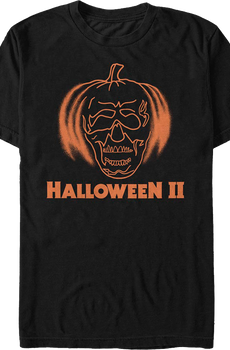 Jack-o'-Lantern Outline Halloween II T-Shirt