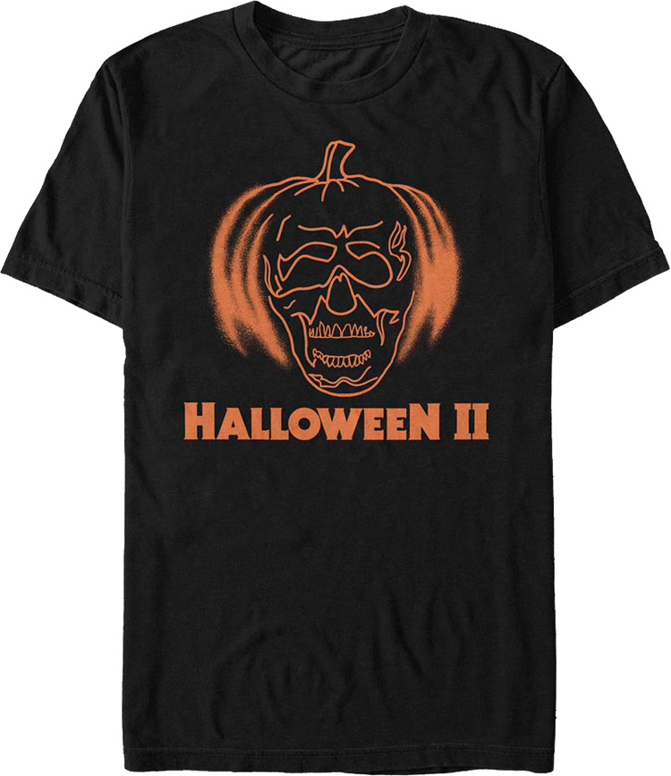 Jack-o'-Lantern Outline Halloween II T-Shirt
