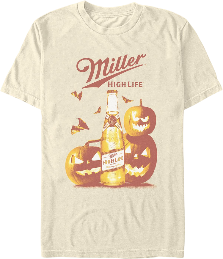 Jack-o'-Lanterns Miller High Life T-Shirt