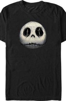 Jack Skellington Eye Sockets Nightmare Before Christmas T-Shirt