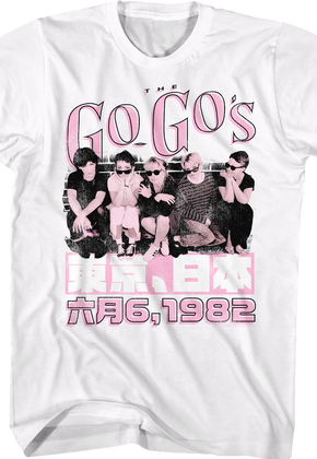 Japan 1982 Go-Go's T-Shirt