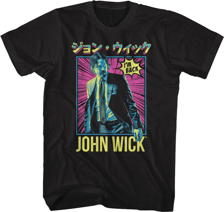Japanese Poster John Wick T-Shirt