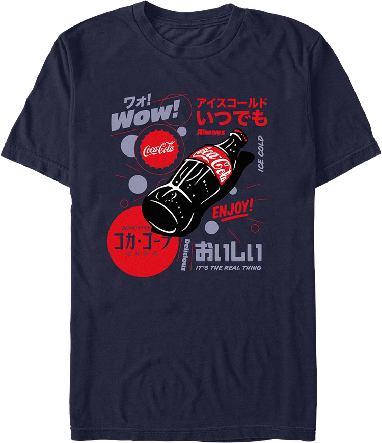 Japanese Slogans Coca-Cola T-Shirt