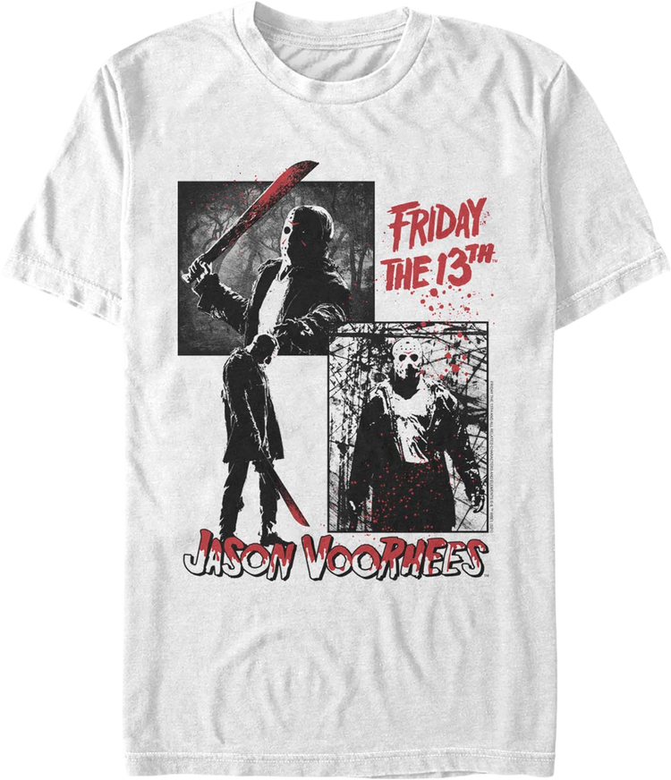 Jason Voorhees Bloody Collage Friday the 13th T-Shirt