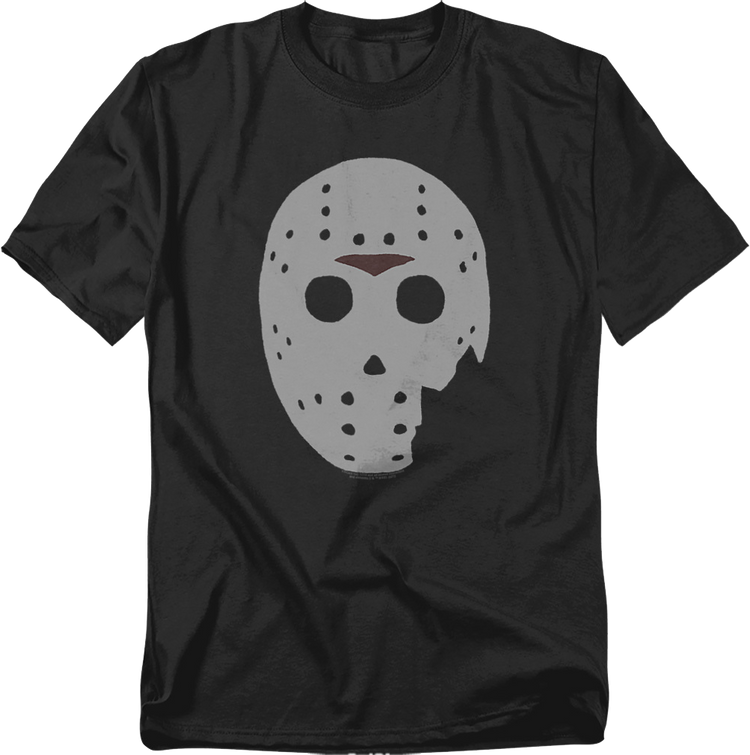 Jason Voorhees Broken Hockey Mask Friday the 13th T-Shirt
