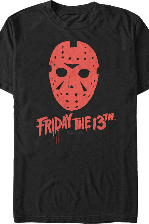 Jason Voorhees Red Mask Friday the 13th T-Shirt