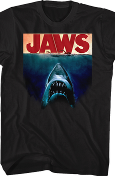 Partial Poster Jaws T-Shirt