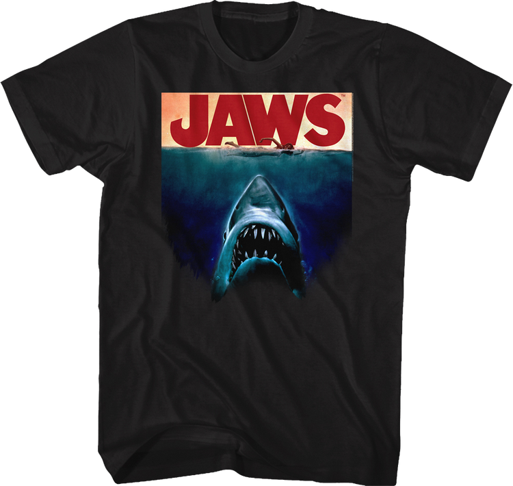 Partial Poster Jaws T-Shirt