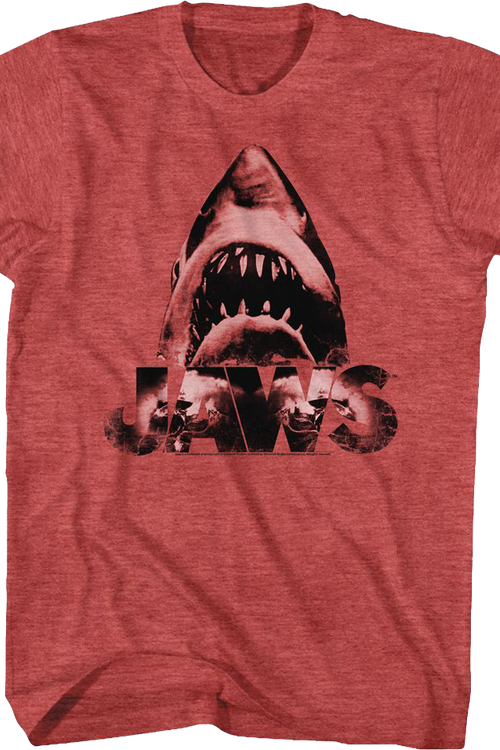 Red Shark Attack Jaws T-Shirt